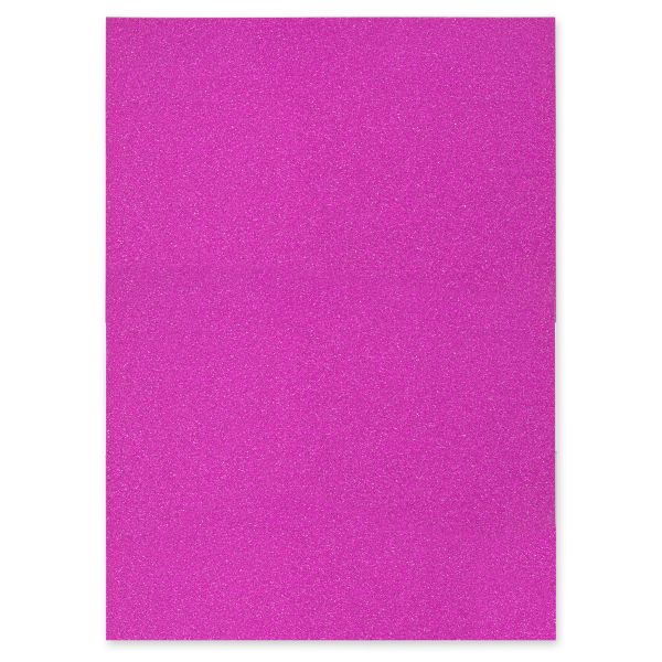 Бумага цветная глиттерная 250 г/м², А4, 21х29.7 см, 10 шт, 04-фуксия (fuchsia), Vista-Artista GLIT-A4