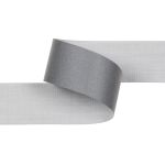 Лента светоотражающая (катафотная) [cpl:380], 25 мм / 50 метров, 65% п/э, 35% х/б, серый, Gamma JF9001