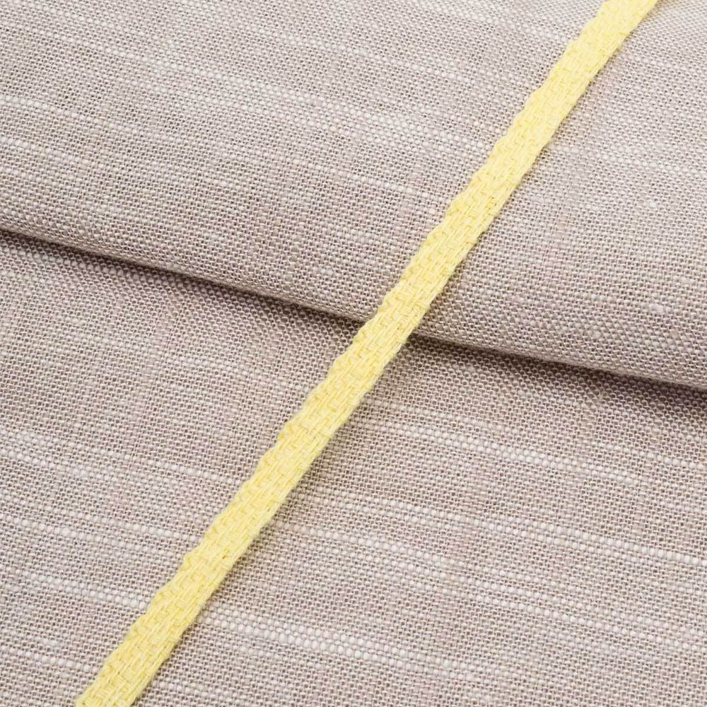 Тесьма (лента) киперная (100 х/б) 5 мм / 25 метров, рис. 9790, 1.4 г/м, желтый, С3865Г17/1