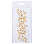 Термоаппликация Термотрансфер M №05, 1 шт, M-515 Цветы 15х5 см, Gamma