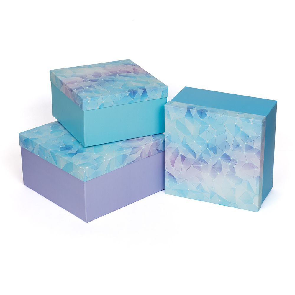 Набор подарочных коробок "3в1", 20х20х11 - 24х24х13 см, 01, Stilerra SBOX-SN4-3