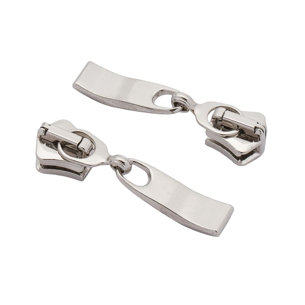 Слайдер (замок) для молнии трактор Arta Т6 (6 мм), никель -F, уп.10 шт, S090322