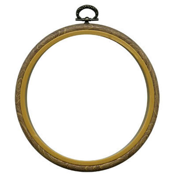 Пяльца ⌀250 мм, круглые (10), под дерево, Gamma PHR-100