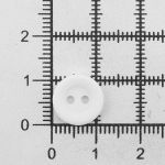 Пуговицы на 2 прокола 18L (11мм), пластик (белый матовый), БС1743, 144 шт
