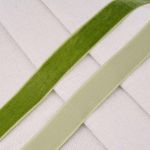 Лента бархатная (тесьма) 20.0 мм / 32.9±2 метров, 0081-1901, 158 зеленый