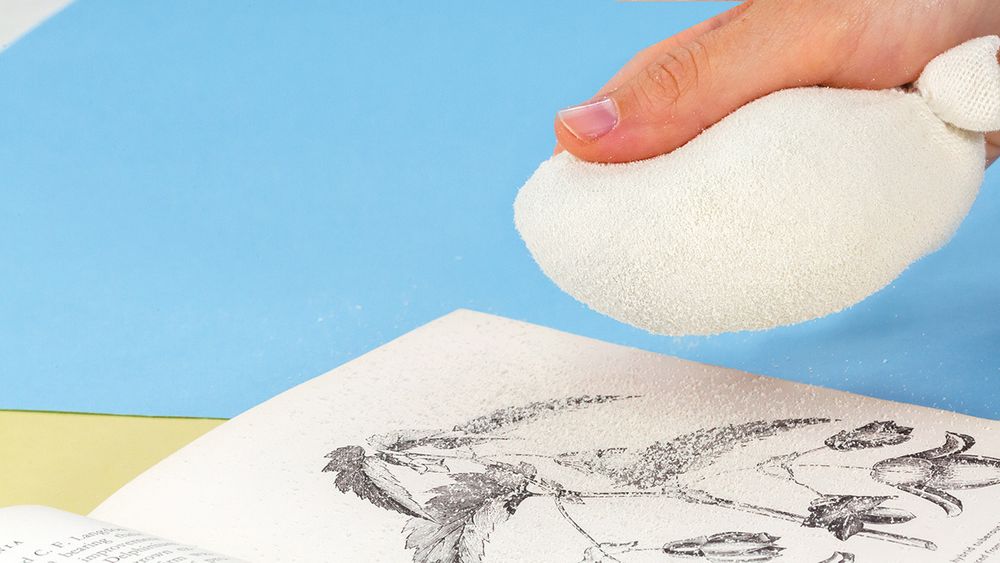 Подушка с каучуковой крошкой для очищения бумаги, SMM0120, Milan