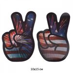 Термоаппликация 3D (интерактивные) 3D09 USA 10х15см, 5 шт