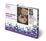 Алмазная (кристальная) мозаика Фрея, на подрамнике Какао с пряниками, 30х40 см