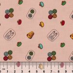 Ткань для пэчворка Peppy Век моды, рулон 112 см / 5 метров, ВМ-11 розовый, Peppy