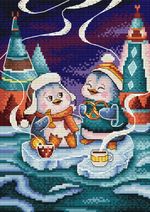 Набор для вышивания МП Студия НВ-798 Тёплая беседа, 20х14 см