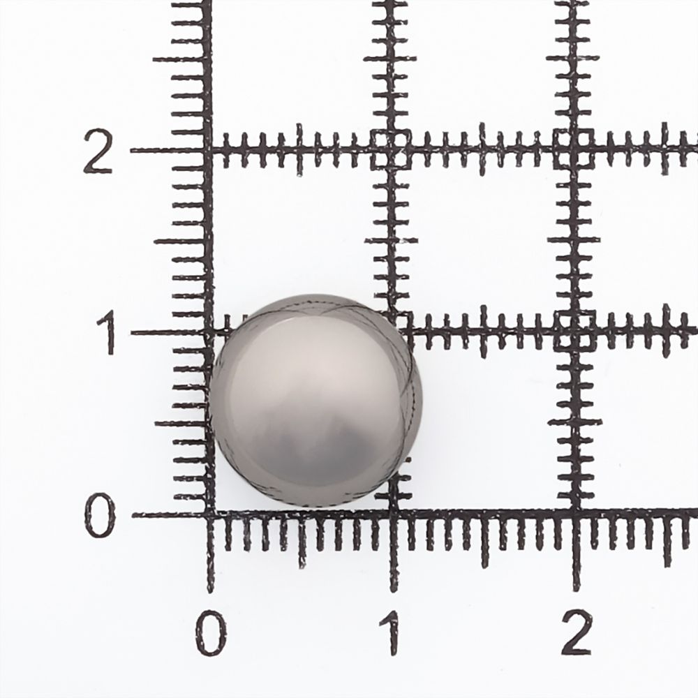 Пуговицы на ножке Полусфера 18L (11мм), металл (S (серебро (никель))), MEs-2014, 36 шт