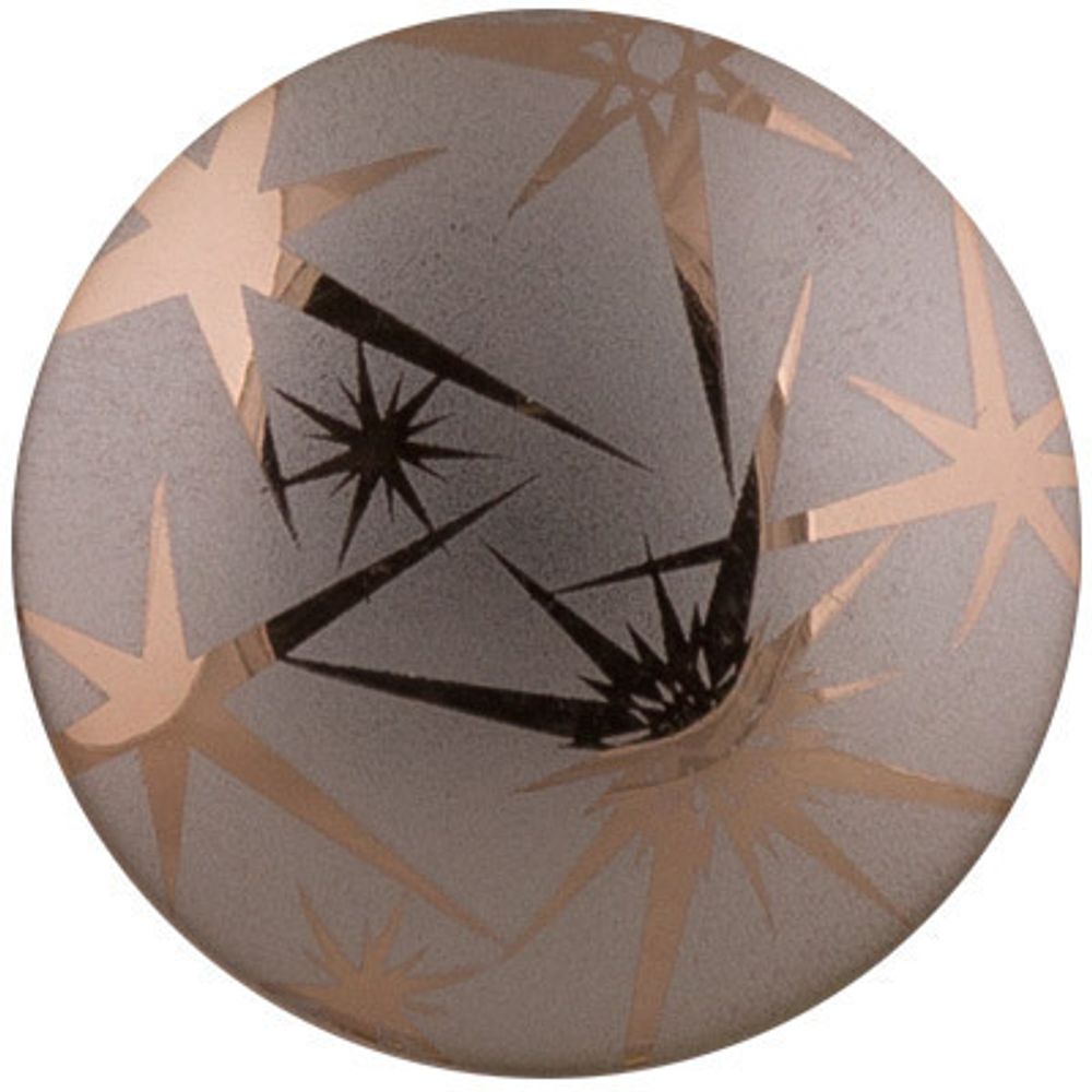 Подхваты шторные магнитные с рисунком ⌀45 мм, 1 шт, 05С бронза (звезды), Gamma