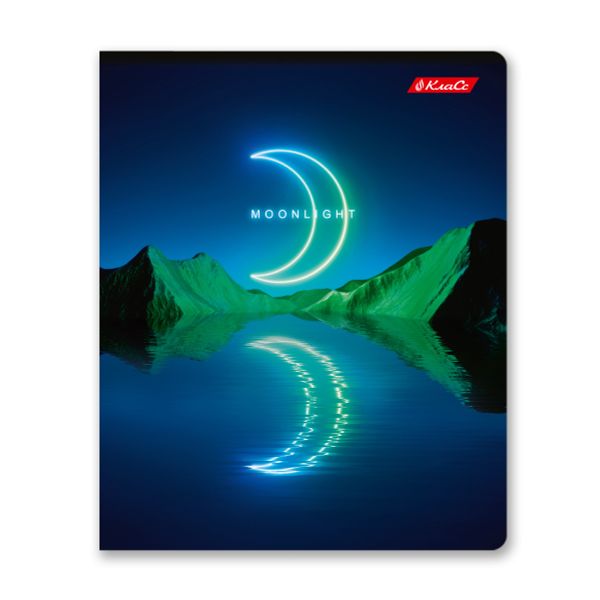 Тетрадь ученическая общая, глянцевая ламинация, A5+ 48 л. на скобе 65 г/м², белизна 100%, 10 шт, линия в термоусадочной пленке, 000763 Энергия цвета, Светоч 48ТЕТл-004