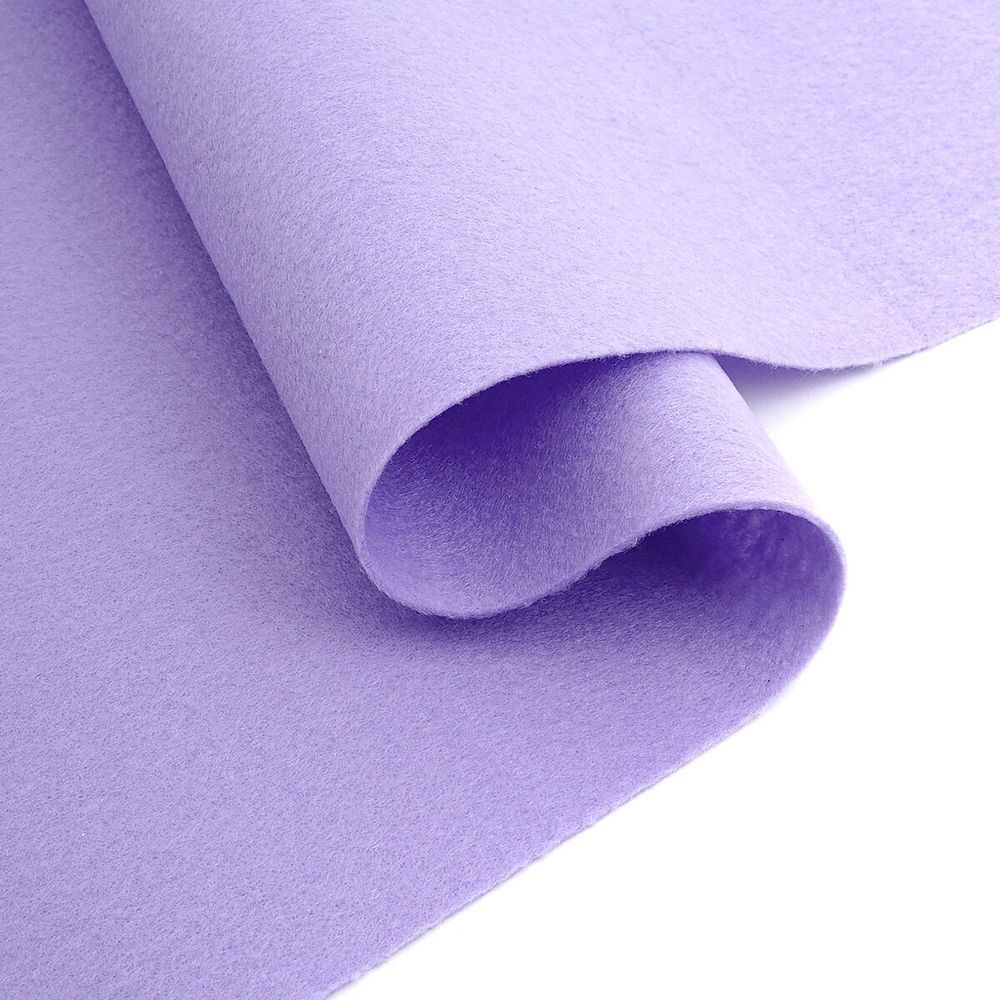 Фетр листовой мягкий 1.0 мм, 30х45 см, 10 листов, Hemline Hobby, 2 лиловый, 11.041