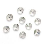 Хрустальные стразы пришивные круглые 8мм, 10 штук Astra&Craft (CY001 прозрачный), 4AR177/178/185