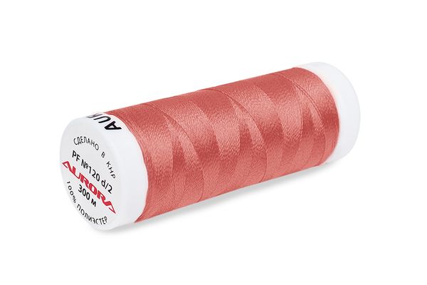 Нитки для креативных работ Aurora №120, 300 м, цв. PF143, 5 катушек