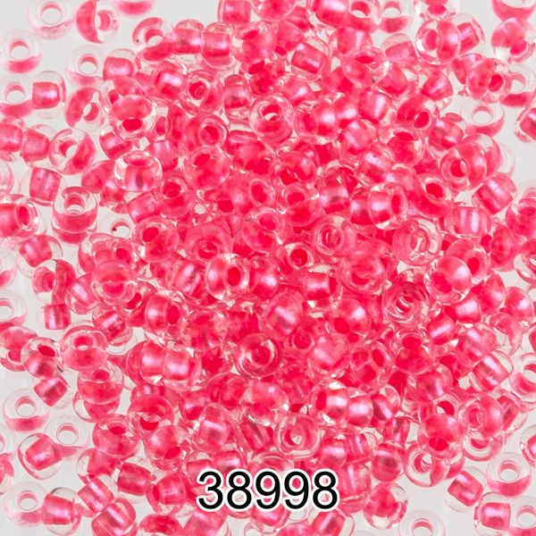 Бисер Preciosa 10/0 (2.3 мм), 500 г, 38998 (Ф375) розовый