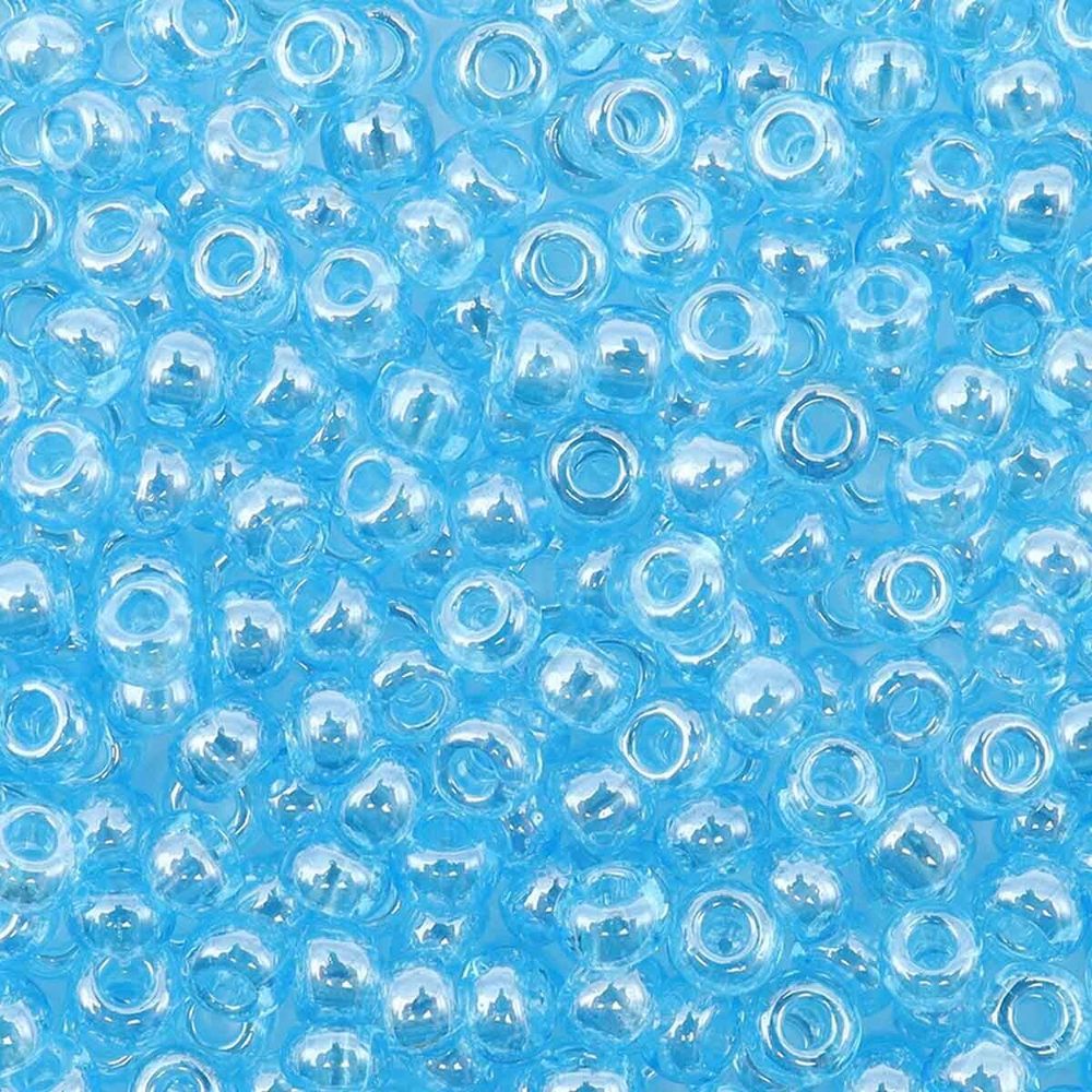 Бисер Preciosa прозрачный блестящий, круг.отв., 100 г (5х20 г), (66000)331-19001/10/0