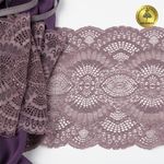 Кружево бельевое эластичное 195 мм / 3 м, TBY.30239, цв.620 морской туман, Kruzhevo