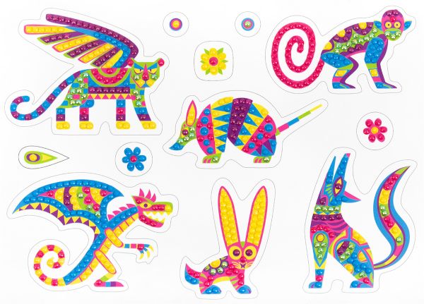 Алмазная (кристальная) мозаика Фрея ALVN-134, наклейки Фантастические существа, 19.5х14 см