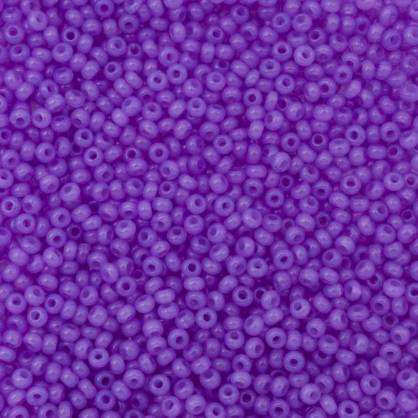 Бисер эффект алебастра 10/0, круг.отв., 100 г (5х20 г) Preciosa