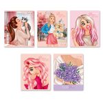 Тетрадь ученическая общая, выборочные блёстки, A5+ 48 л. на скобе 65 г/м², белизна 100 %, 10 шт, клетка, 01132 Чудесный день, Светоч Т85