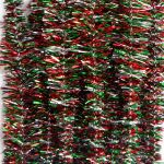 Проволока синельная блестящая Цветок 12 мм / 300мм, 15 шт, Astra&Craft (B-042 красно-зеленый)