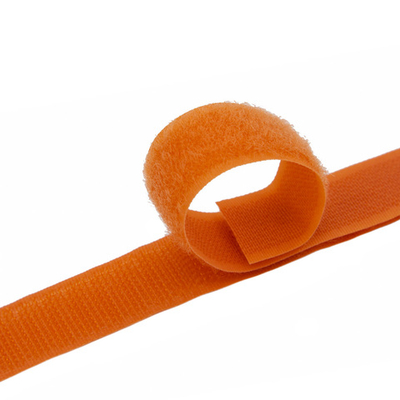 Лента контактная липучка (велкро) пришивная фасовка 20 мм / 25 см, 08 розово-оранжевый, /пара/, Hobby&Pro, кач."A" /TOS/