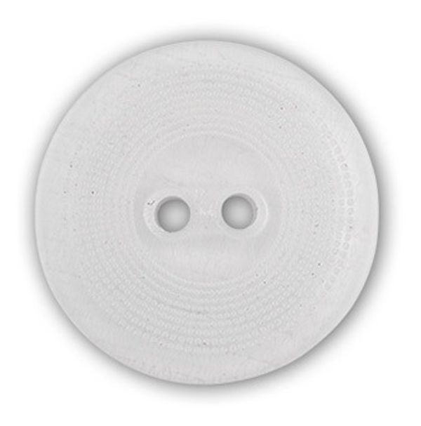 Пуговицы 2 прокола костюмные 19 мм, 24 шт, А001 белый, Gamma OXG 0019