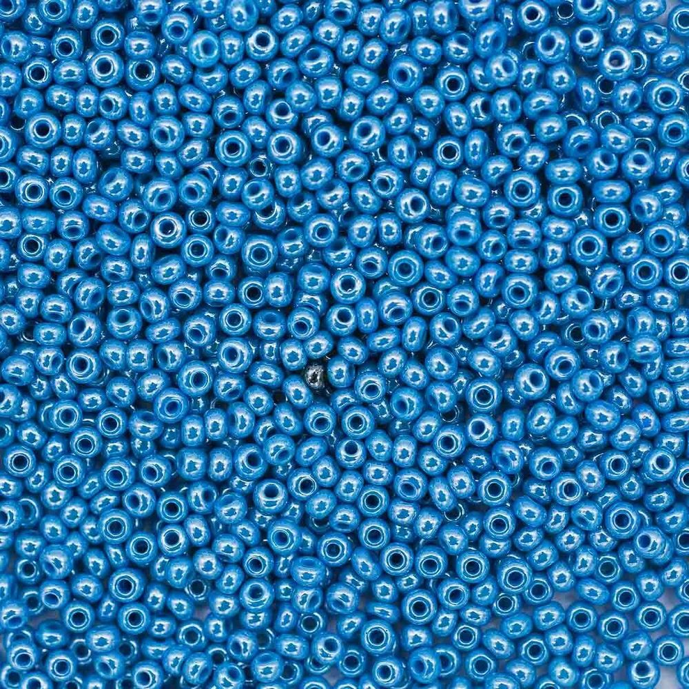 Бисер Preciosa 10/0 (2.3 мм), 100 г (5х20 г), непрозрачный с жемчужным покрытием, цв. 68080