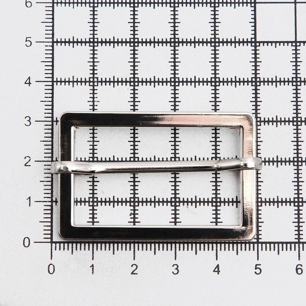 Рамка регулировочная металл литая с подвижной планкой 40 мм /48х31 мм, ⌀4 мм/, никель, 4 шт