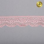 Кружево эластичное (стрейч) 25 мм / 5 метров, TBY.8032, цв.152 коралловый