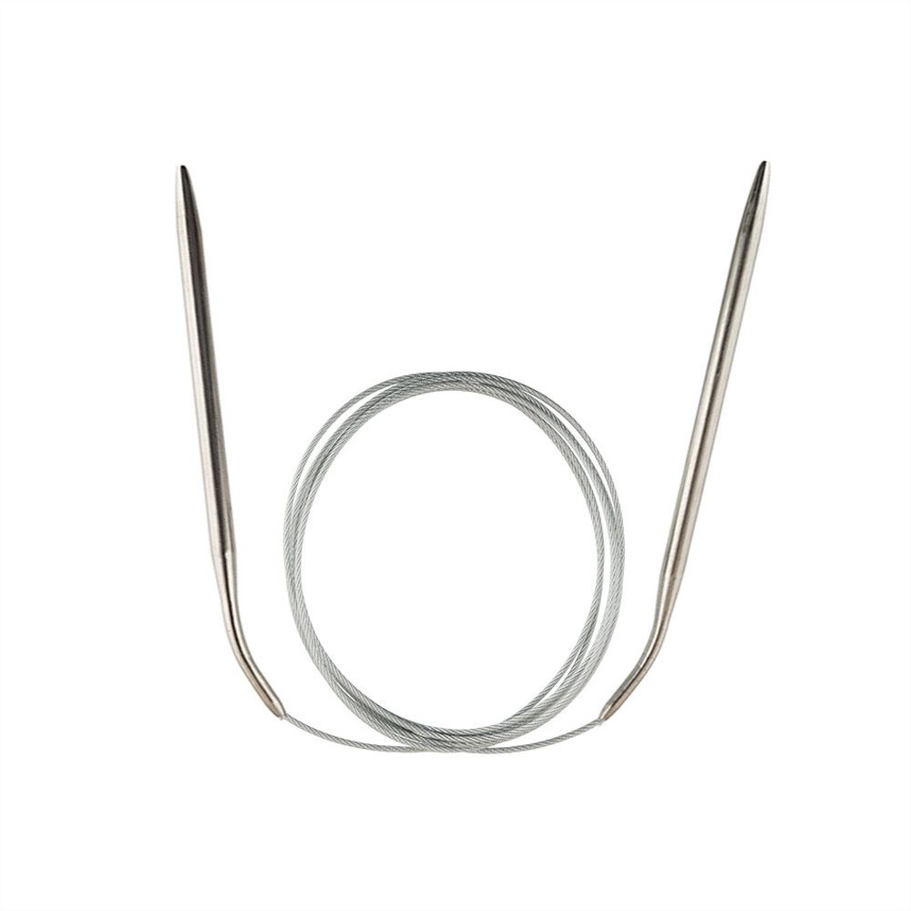 Спицы круговые металл ⌀7,0 мм, 200 см, с металлической леской, Gamma MKX