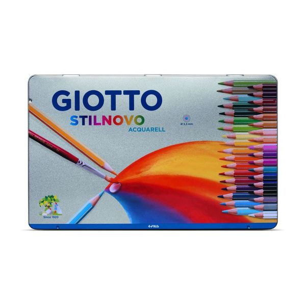 Карандаш цветной акварельный деревянный SCAT METALLO заточенный 36 цв, Giotto F25640000