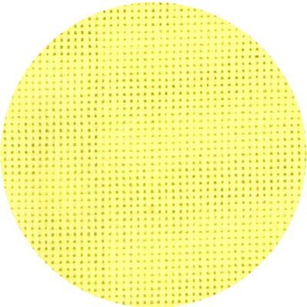 Канва для вышивания мелкая №851 (956) (10смх60кл) (100%Хл) шир.150 см цв.116 желтый, 5м