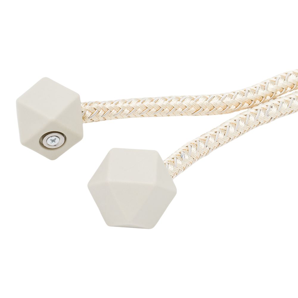 Подхваты шторные магнитные, 2 штук, бежевый светлый, MTW183