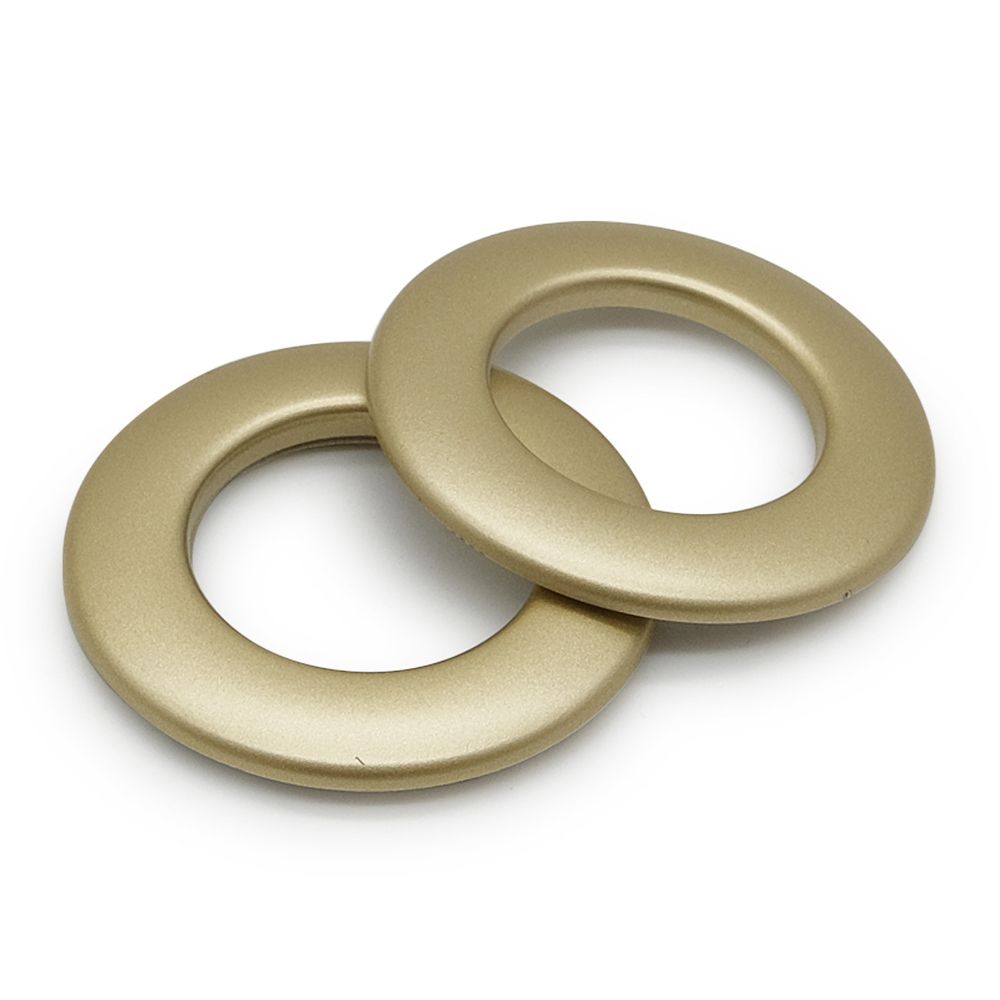 Люверсы шторные ⌀25 мм, цвет № 6 светлое матовое золото, 10 шт