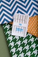 Иглы для бытовых швейных машин для трикотажа №70, 5 шт, М, Gamma NT № 70