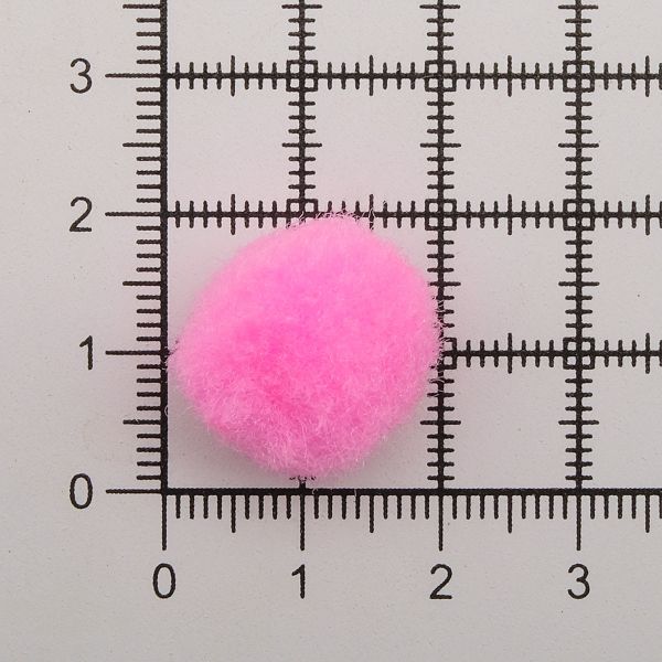 Помпоны декоративные ⌀20мм, 50 шт/упак, Astra&Craft (PA-004 розовый)