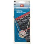 Спицы круговые ⌀4.0 мм, 40 см, 1 шт, серебристые, Prym 212140