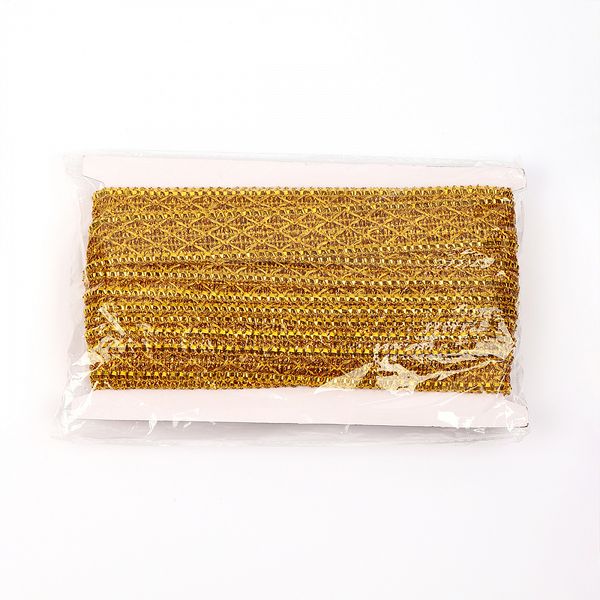 Тесьма отделочная 30 мм / 13.71 метров, TBY 910 цв.золото