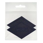 Термоаппликация ромб 95х60мм (Blue2 (синий2)), 2 шт, LA553