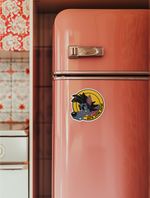 Алмазная (кристальная) мозаика Фрея CMF-ALVM-110, Союзмультфильм. Магнит Беги, заяц, беги!, 9х9 см