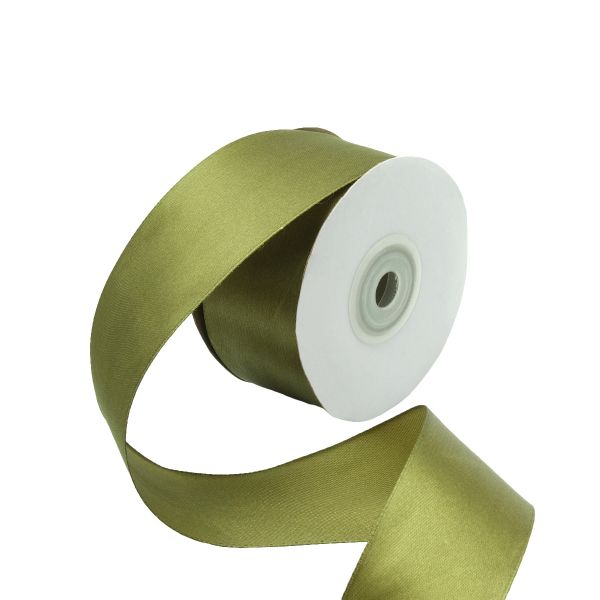 Лента атласная 1-сторонняя 38.0 мм / 22.86±1 метров, 108 хаки, Globus