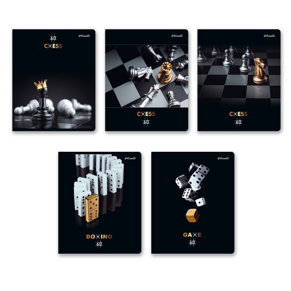 Тетрадь ученическая общая, твин лак, A5+ 60 л. на скобе 65 г/м², белизна 100%, 10 шт, клетка в термоусадочной пленке, 000481 Заряжай мозги, Светоч 60ТСК5_8_2_1