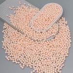 Бусины пластик ⌀8 мм, 500 г, матовые, круглые, 30881 телесный, 1AL139-2 , Astra&Craft