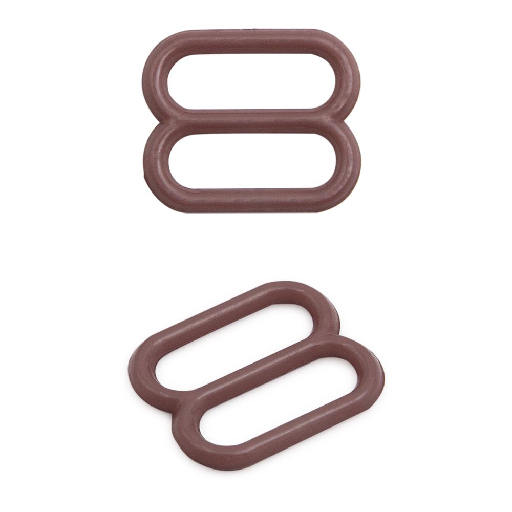 Рамки-регуляторы для бюстгальтера пластик 10.0 мм, 100 шт, C072 шиншилла