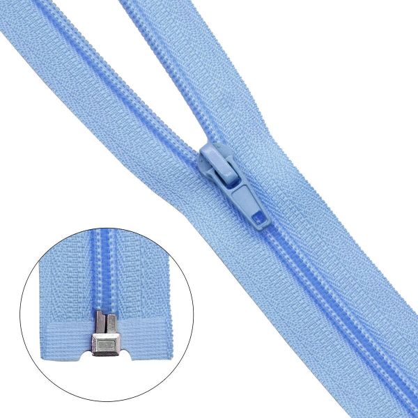 Молния спираль (витая) Т5 (5 мм) 1 зам., разъем., 85 см, 546 лаванда, 10 шт