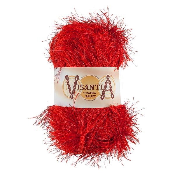 Пряжа Visantia Trafka Salut / уп.5 мот. по 200г, 90м, 0113 красный