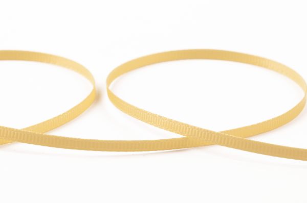 Лента репсовая (в рубчик) 3.0 мм / 91.44 метра, 007 кремовый, Gamma GR-03